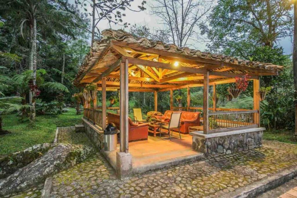 Finca Punta De Piedra Salento, Quindio Villa Buitenkant foto